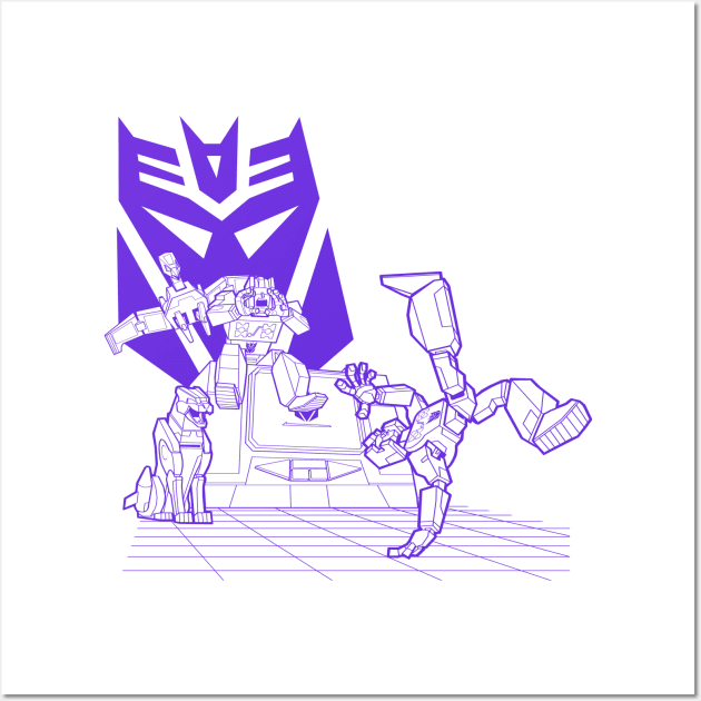 Decepticon Breakdance Wall Art by SW